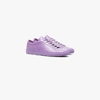 Common Projects Purple Achilles Leather Sneakers In Pink&purple