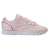 REEBOK WOMEN'S CLASSIC LEATHER HW CASUAL SHOES, PINK,2338506
