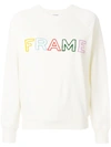 FRAME FRAME LOGO SWEATSHIRT - WHITE,LWAC009612765980