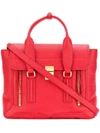 3.1 PHILLIP LIM / フィリップ リム 3.1 PHILLIP LIM PASHLI MEDIUM SATCHEL BAG - RED,AC000179SKC12796105