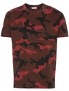 VALENTINO Red Camouflage T-Shirt,PV3MG10J3M012453862