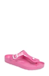 Birkenstock Essentials - Gizeh Flip Flop In Neon Pink