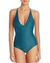 MIKOH IPANEMA RING BACK ONE PIECE SWIMSUIT,3IPN1
