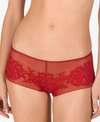 Natori Flora Lace Hipster Briefs In Burnt Red