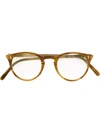 Oliver Peoples 'o'malley' Optical Glasses In Neutrals