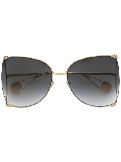 Gucci Oversized Round Frame Sunglasses