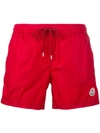 MONCLER LOGO PLAQUE SWIMMING TRUNKS,00761005332612005533