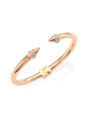 VITA FEDE Mini Titan Crystal Bracelet/Rose Goldtone