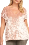 Tart Rocky Cold Shoulder Top In Dusty Rose