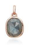 MONICA VINADER SIREN MEDIUM BEZEL PENDANT,RP-PT-SMIN-PQZ