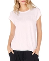 Michael Stars Crewneck Tee In Tickle