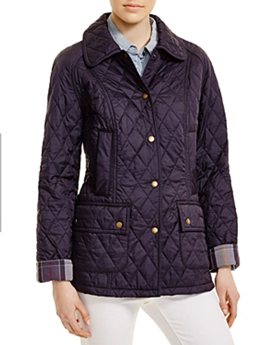 Barbour Summer Beadnell Quilted Jacket In Navy