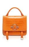 JW ANDERSON Croc Embossed Disc Satchel,HB00518E