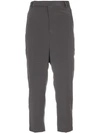 RICK OWENS RICK OWENS EASY ASTAIRES TROUSERS - GREY,RP18S8309SCR12791486