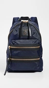The Marc Jacobs Marc Jacobs Mini Biker Nylon Backpack In Midnight Blue