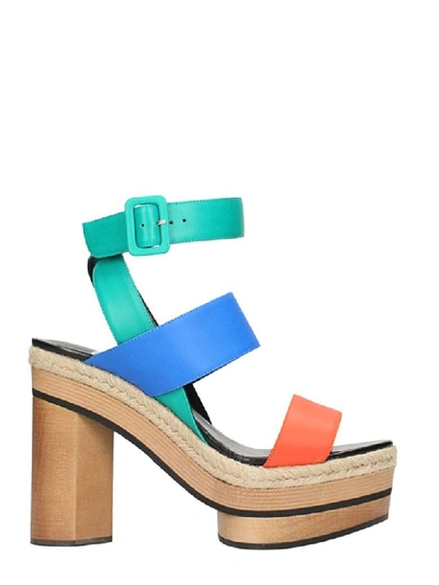 Pierre Hardy Deck Sandals In Multicolor