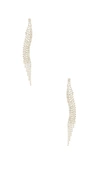 8 Other Reasons Curved Dangle Earring In Silver