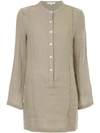 VENROY MANDARIN COLLAR SHIRT DRESS,1606212532502