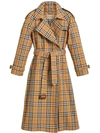 BURBERRY VINTAGE CHECK TRENCH COAT,407137712767488
