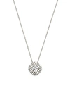 BLOOMINGDALE'S DIAMOND HALO PENDANT NECKLACE IN 14K WHITE GOLD, 0.75 CT. T.W. - 100% EXCLUSIVE,P7984BWI1AI1B