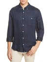 7 FOR ALL MANKIND OXFORD LINEN BUTTON-DOWN SHIRT,AM0225P19