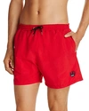 Mcq By Alexander Mcqueen Mcq Alexander Mcqueen Swallow Patch Swim Trunks - Red In Mcq Red