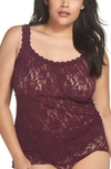 Hanky Panky 'signature' Lace Camisole In Dark Dahlia