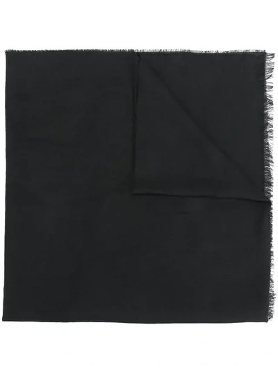 Etro Paisley Pattern Scarf In Black