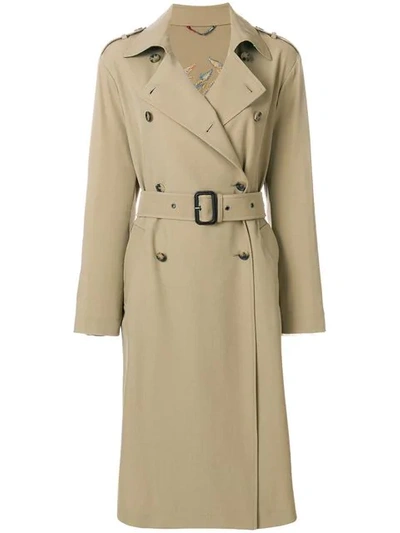 Etro Embroidered Trench Coat