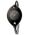 CALVIN KLEIN WATCH, WOMEN'S SWISS SUSPENSION BLACK LEATHER STRAP 46X31MM K3323330
