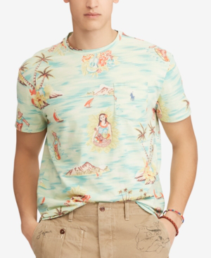 Polo Ralph Lauren Men's Classic Fit Printed T-shirt In Prepster 