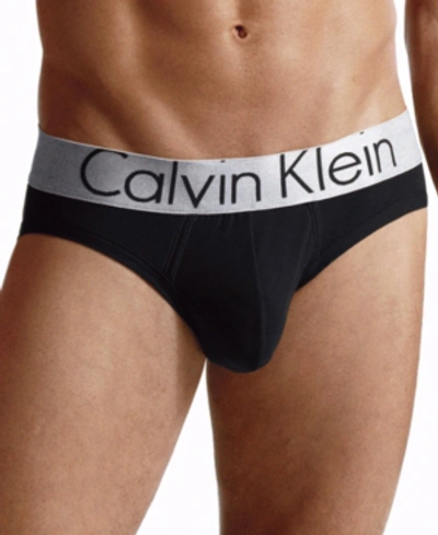 Calvin Klein Men's Underwear, Steel Micro Hip Brief U2715 In Black