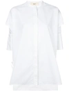 PORTS 1961 PORTS 1961 SIDE TIE BLOUSE - WHITE,PW118HLS51FCOU15312769417