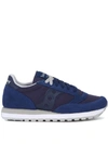 SAUCONY JAZZ BLUE SUEDE AND NYLON SNEAKERS,10543758