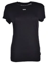 OFF-WHITE FITTED T-SHIRT,10537065