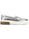 TOD'S FLATFORM PENNY LOAFERS,XXW92B0Y4101ON12786456