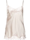 Gold Hawk Lace Inserts Top In Neutrals