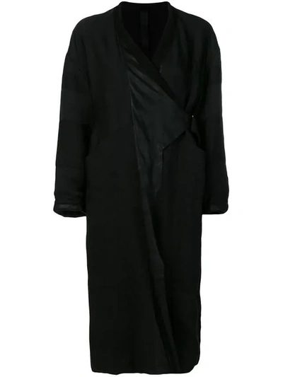 Ilaria Nistri Wrap-style Coat - Black