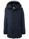 Canada Goose Langford Parka Coat - Blue In Blue