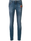 DOLCE & GABBANA Sacred Heart patch skinny jeans,FTAQWZG8X7912781191