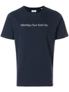 SATURDAYS SURF NYC logo patch T-shirt,21829PT1312774945