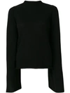 URSULA CONZEN URSULA CONZEN PULLOVER MIT HOHEM KRAGEN - SCHWARZ,115015912259000