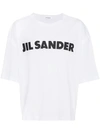 JIL SANDER T-SHIRT MIT LOGO-PRINT,JSUM705010MM24760812561900