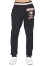 Moschino Double Question Mark Track Pants In Black