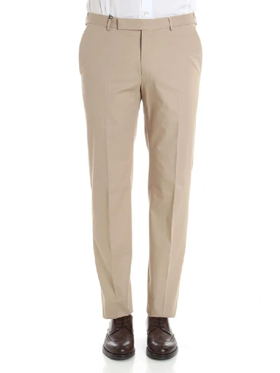 Ermenegildo Zegna Trousers Cotton In Beige