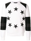 PHILIPP PLEIN STAR PATCH SWEATSHIRT,MJO0299PJO002N12786262