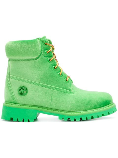green velvet timberlands