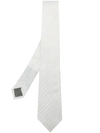 Dell'oglio Classic Pointed Tie In White