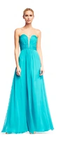 AIDAN MATTOX STRAPLESS A-LINE EVENING GOWN,200600