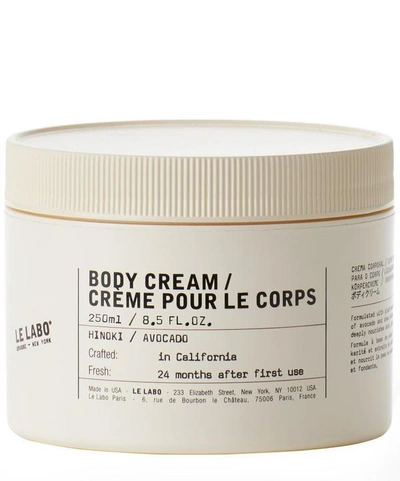 LE LABO LE LABO HINOKI BODY CREAM 250ML,5057409509929
